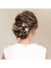 Cargar imagen en el visor de la galería, Ivory Golden Opal Pin (Conjunto 2 pines)