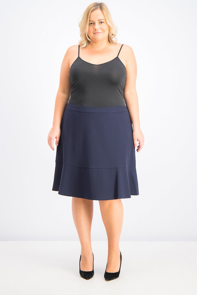 Talla 16 - Plus size Falta Azul Marino Marca Bar III